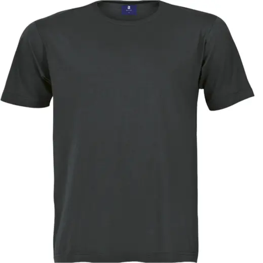 Biodegradable Cotton Crew Neck T-Shirt Charcoal